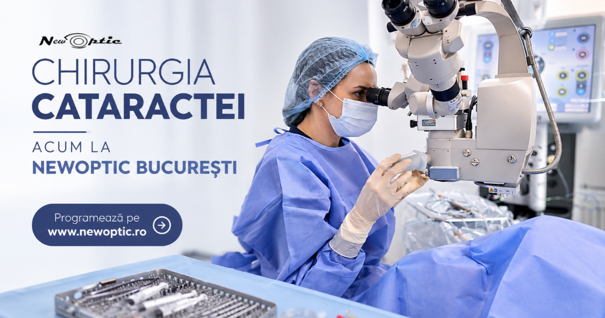 CHIRURGIA CATARACTEI, ACUM LA NEWOPTIC BUCUREȘTI  Titlu SEO: